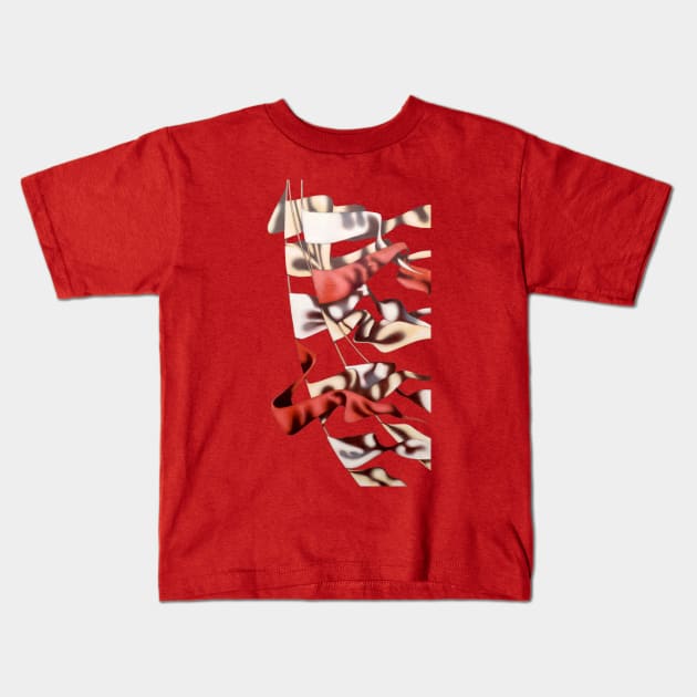 Pennants Kids T-Shirt by federicocortese